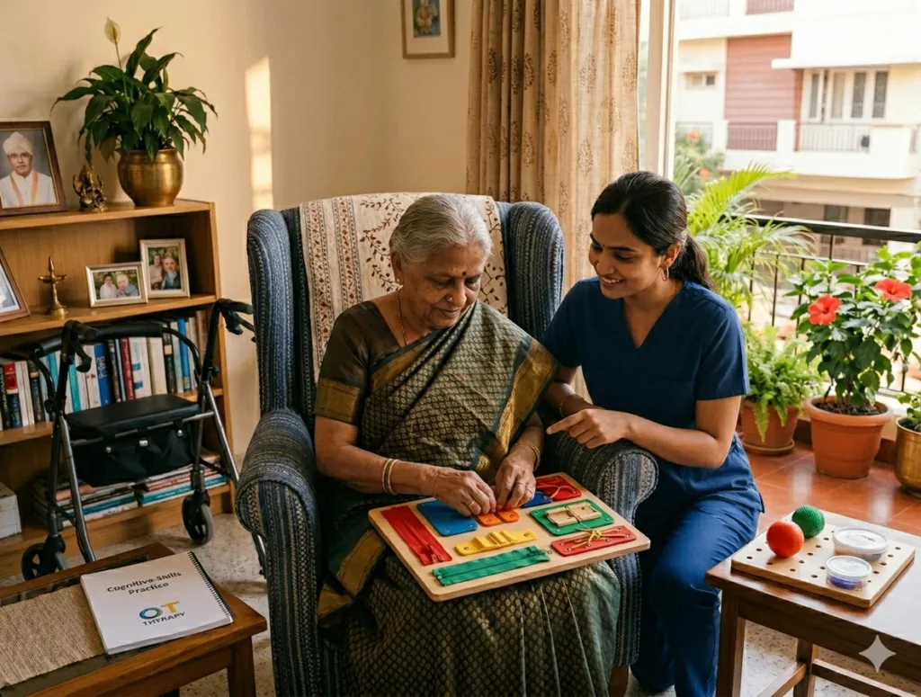 Occupational therapy for seniors in Chennai, Best Assisted Living Home in Karapakkam Chennai